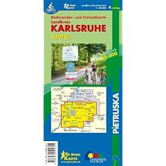 Freizeitkarte Landkreis Karlsruhe S�d 1 : 40 000: Radwander- und Freizeitkarte