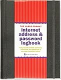 Large-Format Internet Address & Password Logbook