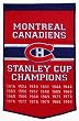 Montreal Canadiens 24"x36" Wool Dynasty Banner
