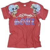 Ed Hardy - Ed Hardy - Men's Soul Tee w/ Stones (Burgandy)