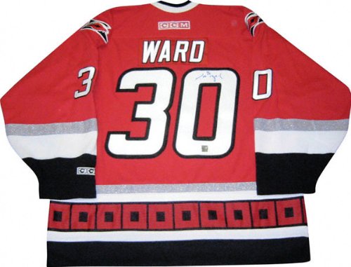 Frozen Pond Carolina Hurricanes Cam Ward Autographed Jersey
