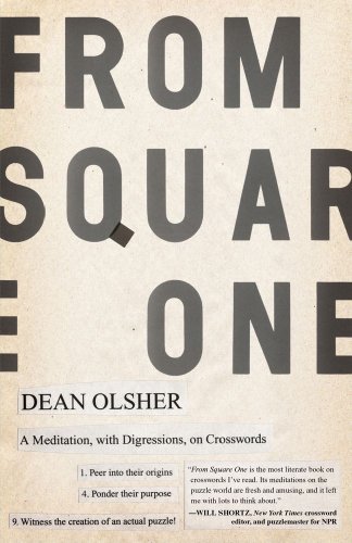 From Square One: A Meditation, with Digressions, on Crosswords