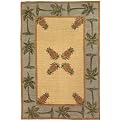 Palm Trees and Pineapple Jute Rug Collection