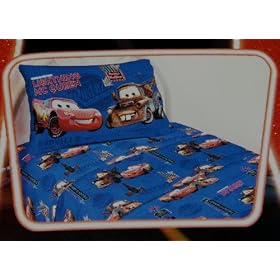 Disney Pixar Cars 3 Piece Twin Flannel Sheet Set