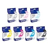 Epson 7 Color Ink Set with Photo Black for the Stylus Photo 2200 Inkjet Printer.