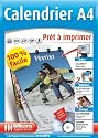 Calendrier A4 Pr&ecirc;t &agrave; Imprimer
