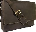 New Visconti brown leather laptop briefcase messenger bag 18516
