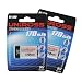 2 x Uniross 9V 170mAh PP3 (R22) Rechargeable Ni-MH Batteries