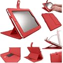 Apple iPad Advanced Pro Case Luxury Executive Wallet / Cover /  Stand / Flip Case - RED