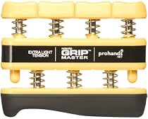 Gripmaster Hand Exerciser Yellow, X-Light Tension (3-Pounds per Finger)