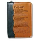 Click here to buy Italian Duo-Tone Footprints LG (Bible Cover) by  Margaret Fishback Powers.