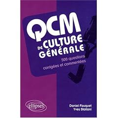 Qcm de Culture Generale 500 Questions Corrig�es et Commentees