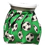 Designer Retro Ice Bag - Soccer Balls