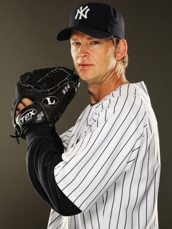 New York Yankees Photo Day, TAMPA, FL - FEBRUARY 23: A.J. Burnett Photographic Poster Print by Al Bello, 12x16
