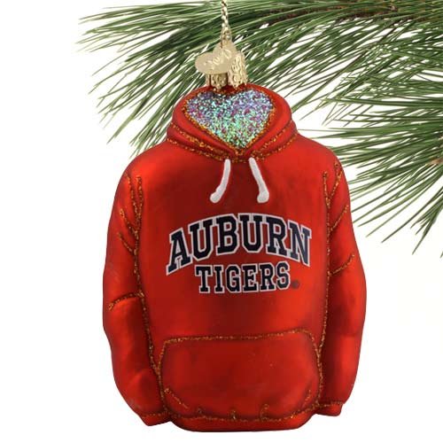 NCAA Auburn Tigers Glass Hoodie Ornament at Amazon.com