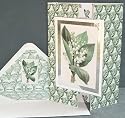 Personalised Greeting Card - High Quality - Flowers - Lily of the Valley.