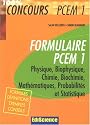 Formulaire PCEM1 : Physique, Biophysique, Chimie, Biochimie, Mathématiques, Probabilités et statistiques