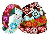 L. Erickson USA Ribbon Headband - Retro Flower