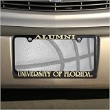 Florida Gators Black Alumni Engraved License Plate Frame