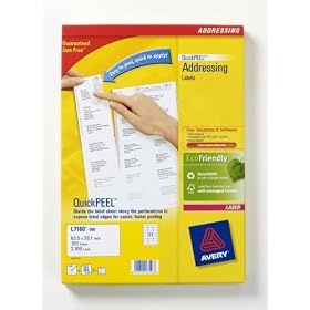 Avery QuickPEEL Addressing Labels