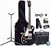 Encore EBP-LHE99BLK Elec. Guitar Outfit Left Hand - Gloss Black