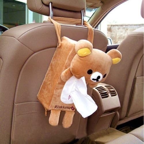 Auto Car Seat Back Tissue Box Accessories Holder Paper Napkin Clip Storage Bag