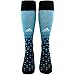 adidas Metro 4 Soccer Socks (1-Pair), Shock Blue/Light Onix/Black Print, Medium