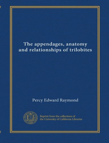 the appendages anatomy and relationships of trilobites