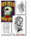 Sugar Skulls Marti Gras Day of the Dead Tattoo Reference Blook