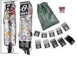 Oster Classic 76 Hair Clipper and T-Finisher silver trimmer Funkadelic (limited Edition) and a 10 piece comb set Package.