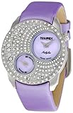 Haurex Italy Women's FS359DL1 Nabylia Swarovski Lilac Satin Watch