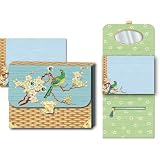 Asian Parrot Punch Studio Purse Pocket 75-Page mini notepad