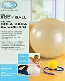 Athletic Works 65 cm Body Ball Includes Workout Guide and Air Pump