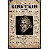 Albert Einstein (Wisdome, Quotes) Art Poster Print - 24x36 Poster Print, 24x36