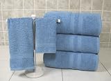Review Revere Mills  / Altmeyer's Bigger Blue Bath Towel Ensemble - Medium Blue, Bath