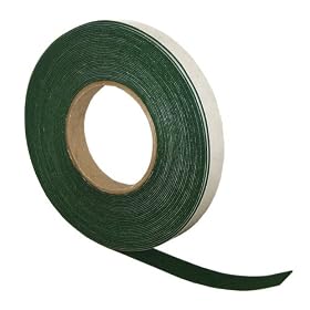 ACRYLIC FELT STRIPPING A1208 GREEN WITH ADHESIVE 1 INCH WIDE X 50 FEET