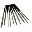 10 Diamond Coated Needle File Set Lapidary Jeweler Tool