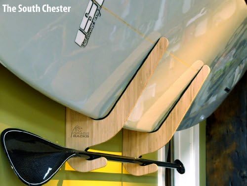 Grassracks Bamboo Paddle Board Rack for 1 SUP or Longboard O'ahu South Chester