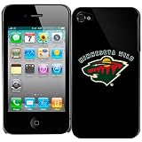 NHL Minnesota Wild iPhone 4 Hardshell Case - Black