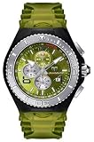 TechnoMarine Men's 108018 Cruise Magnum Chrono Black and Green Watch