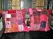 Chair Cushion Covers-2 Pink Sari Toss Pillow Cushion Covers