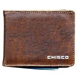 Chisco Distressed Bi Fold Wallet - Brown