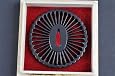Japanese Samurai Katana Sword Empire Wheel Tsuba #672