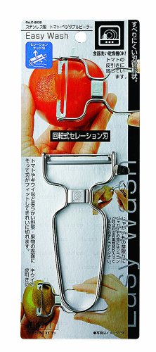 パール金属 Easy Wash ステンレス製 トマト ・ ベジタブル ピーラー C-8638