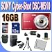 Sony Cyber-Shot DSC-W510 12.1 MP Digital Still Camera with 4x Wide-Angle Optical Zoom Lens and 2.7-inch LCD (Red) With 16GB Accessory Kit