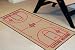 Houston Rockets 24 x 44 Basketball Court Runner