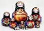 Samovar Russian Nesting Doll 10pc./5"