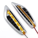 Attractive Amber Lens LED Roadster Coupe Turbo Racing Car SUV Truck Air Hood Bonnet... by Astra Security