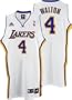 Luke Walton Jersey: adidas White Swingman #4 Los Angeles Lakers Jersey