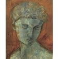 Semblance I Art Print Poster By Axton, 20" x 16", with Black Wood Frame